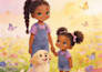 do watercolor story book illustrations and children book illustration and cover